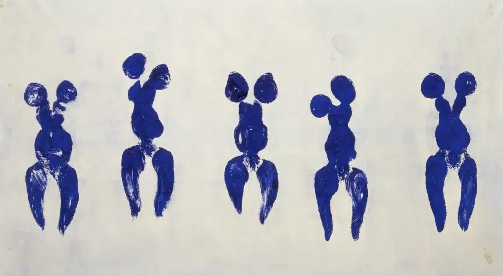 Yves Klein, Anthropométrie de l’époque bleue (ANT 82), 1960