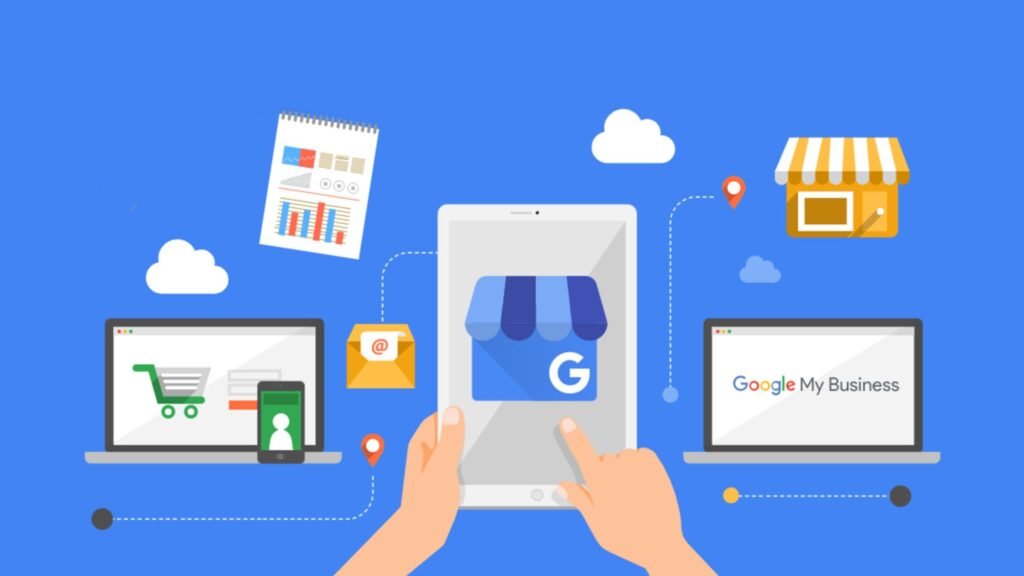 Interface de gestion Google Business Profile pour entreprise