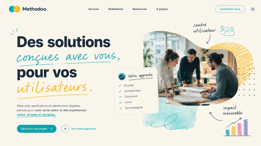 Human Scribble - site web tendances 2027