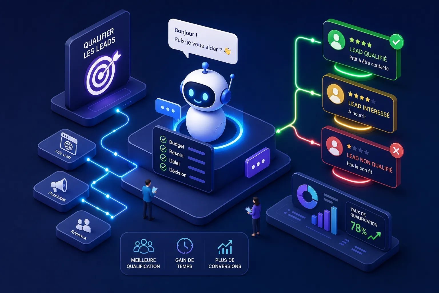 Qualifier des leads avec un chatbot : guide pratique 2026